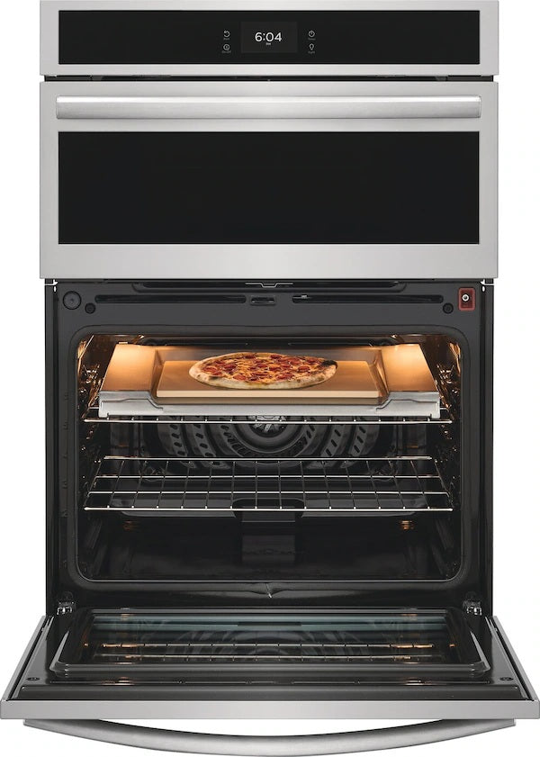 Frigidaire Gallery - 7 cu. ft Combination Wall Oven with Stone-Baked Pizza in Stainless - GCWM3070AF