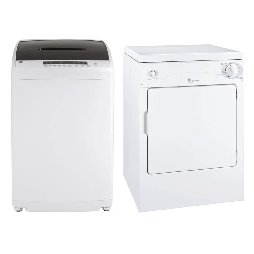 GE Laundry Pair - GNW128PSMWW, PSKP333EBWW