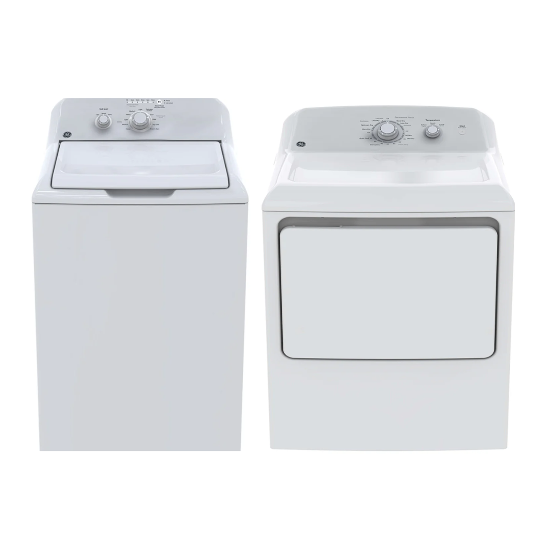 GE Laundry Pair - GTW302BMPWW, GTD32EBMPWW