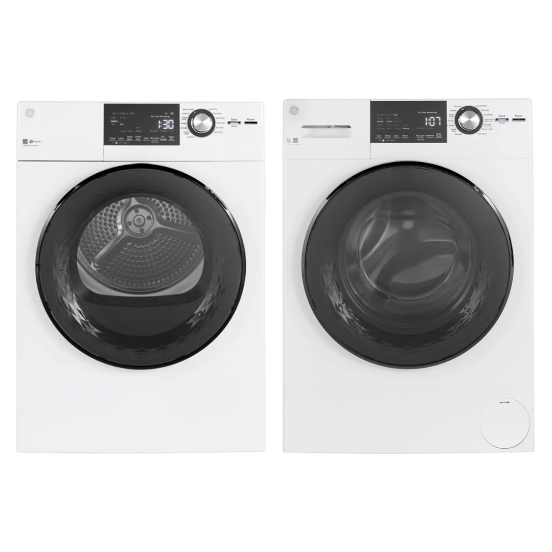 GE Laundry Pair - GFD14JSINWW, GFW148SSMWW