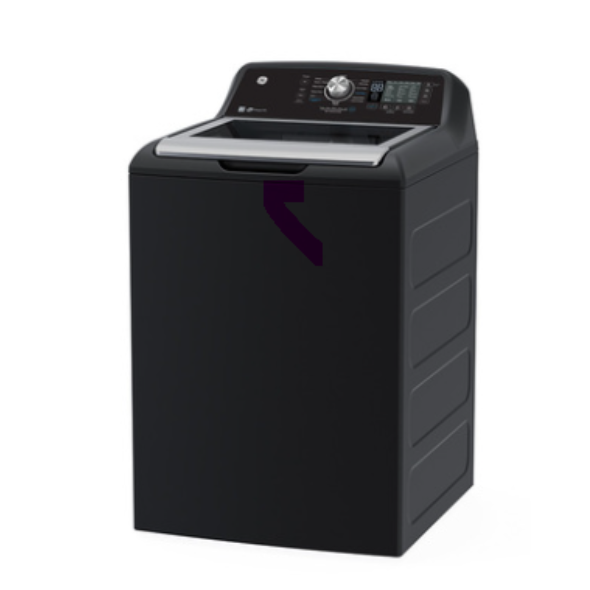 GE - 5,2 cu. Ft  Top Load Washer in Grey - GTW681BMRDG