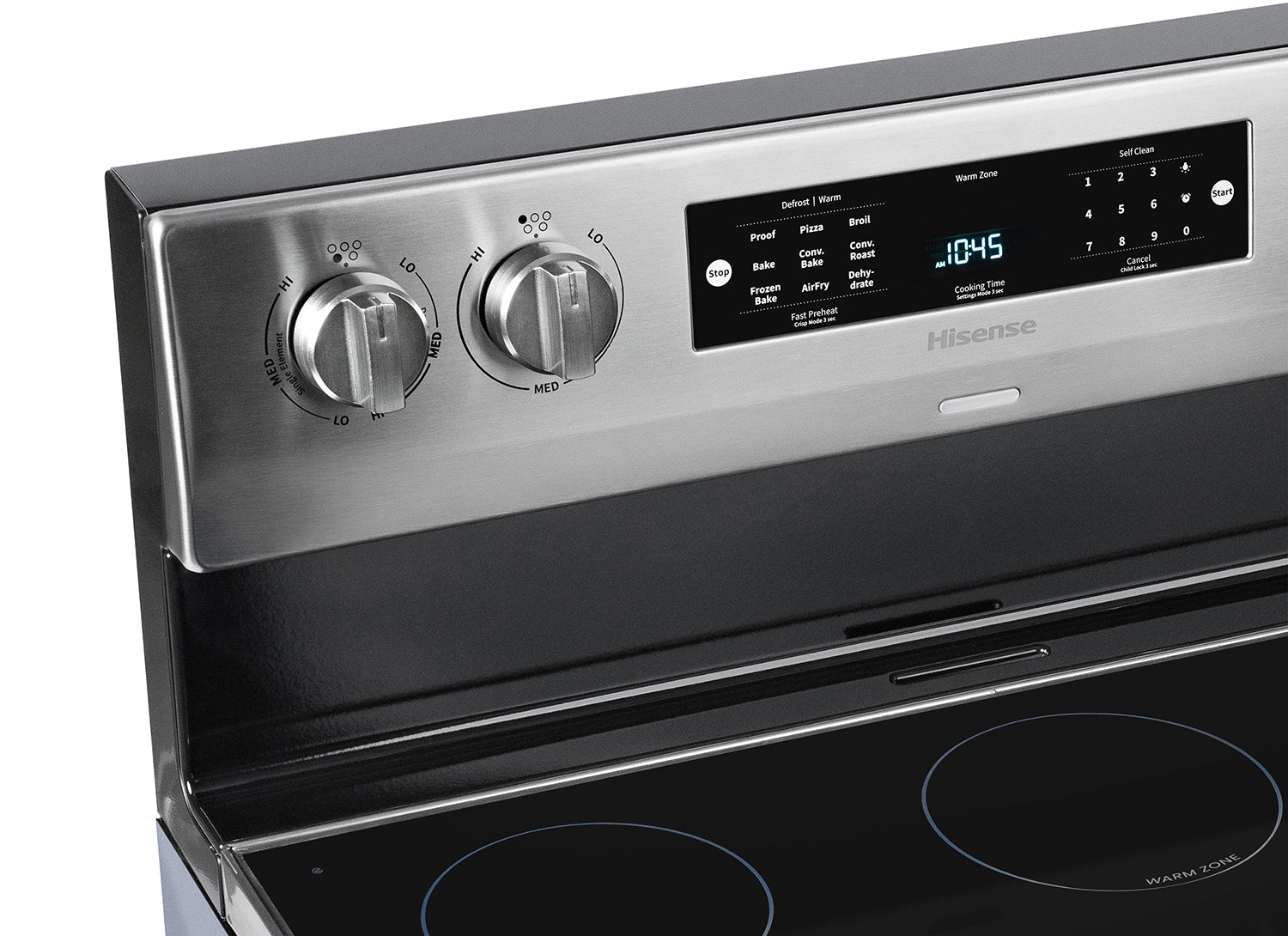 Hisense - 5.8 cu. ft  Electric Range in Stainless - HBE3501CPS