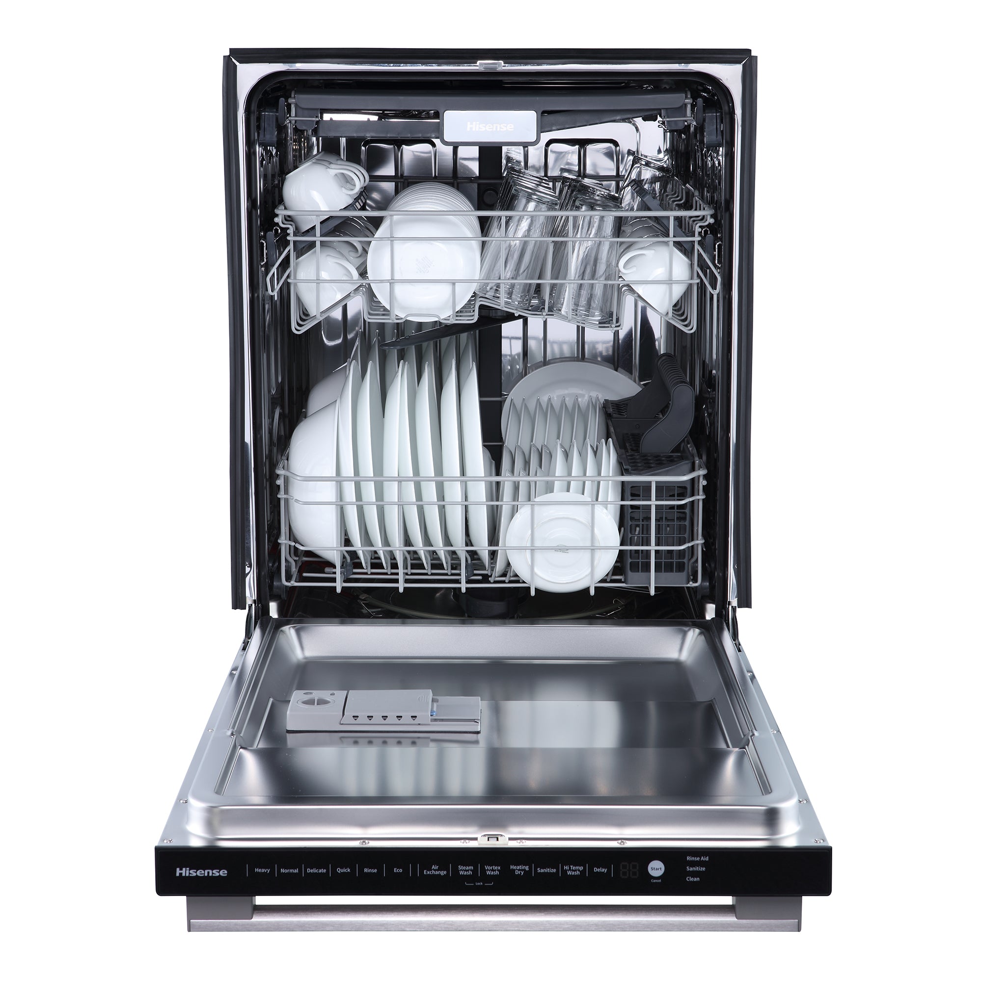 Hisense - 47 dBA Built In Dishwasher in Stainless - HDW63314SS