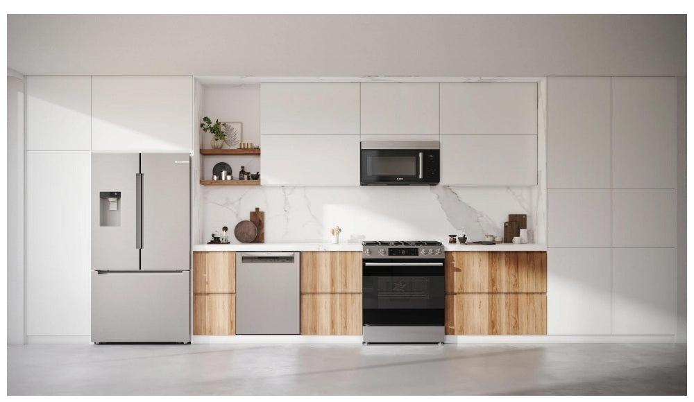 Bosch - 5.8 cu. ft  Gas Range in Stainless - HGF3050MUC