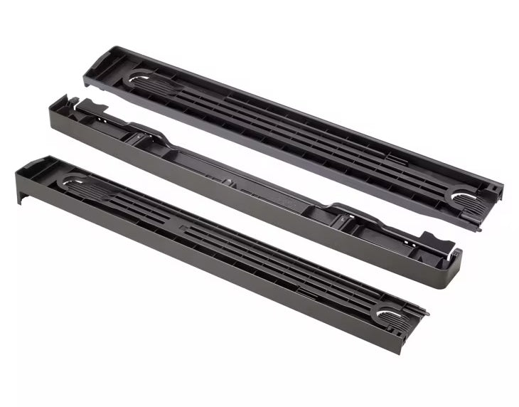 LG - 27'' Laundry Front Load Stacking Kit in Black Stainless - HSTK1B