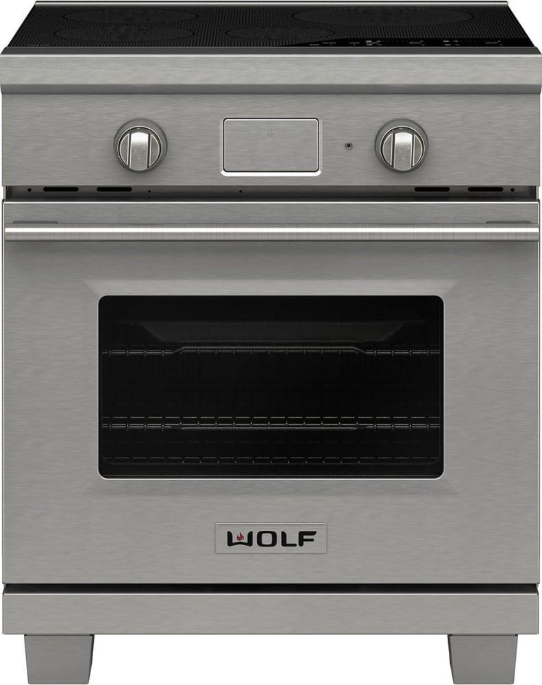 Wolf - 4.5 cu. ft  Induction Range in Stainless - IR304TE/S/TH