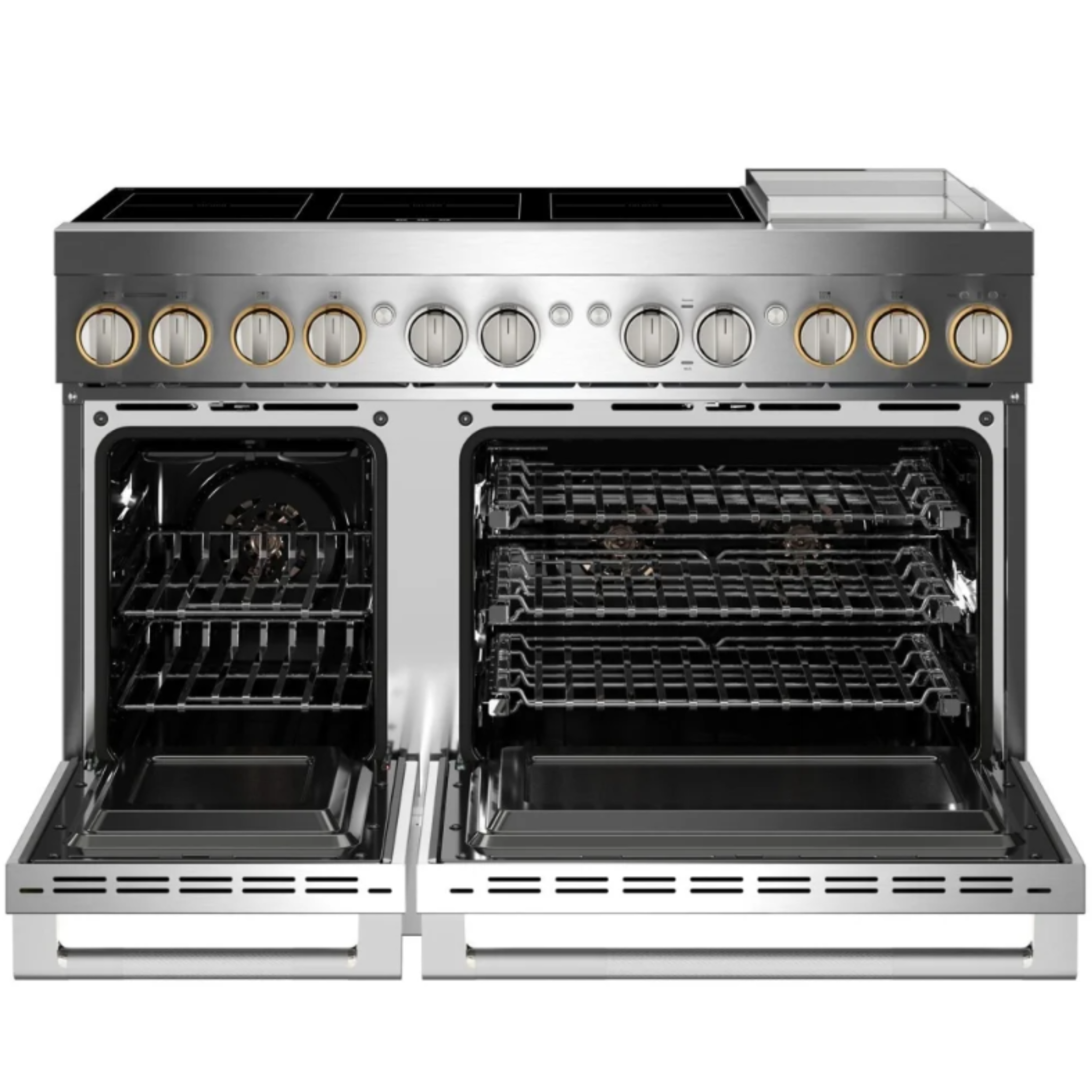 JennAir - 6.3 cu. ft  Induction Range in Stainless - JPIGC748RL