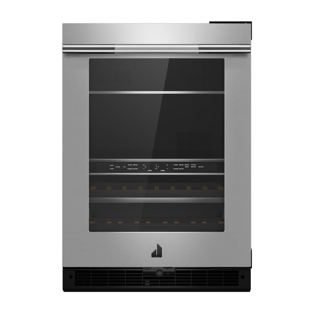 Jennair - 23.9 Inch cu. ft Built In / Integrated Beverage Centre Refrigerator in Stainless (Open Box) - JUBFR242HL