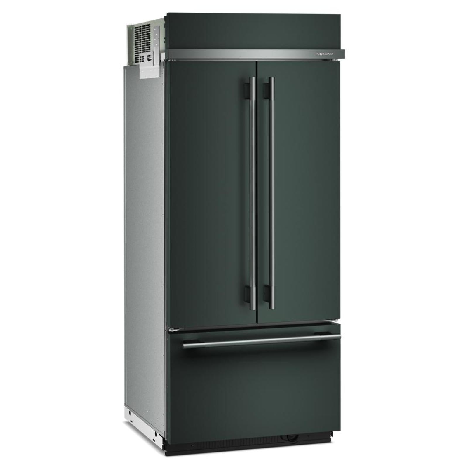KitchenAid - 36.25 Inch 20.8 cu. ft French Door Refrigerator in Juniper - KBFN536SJP