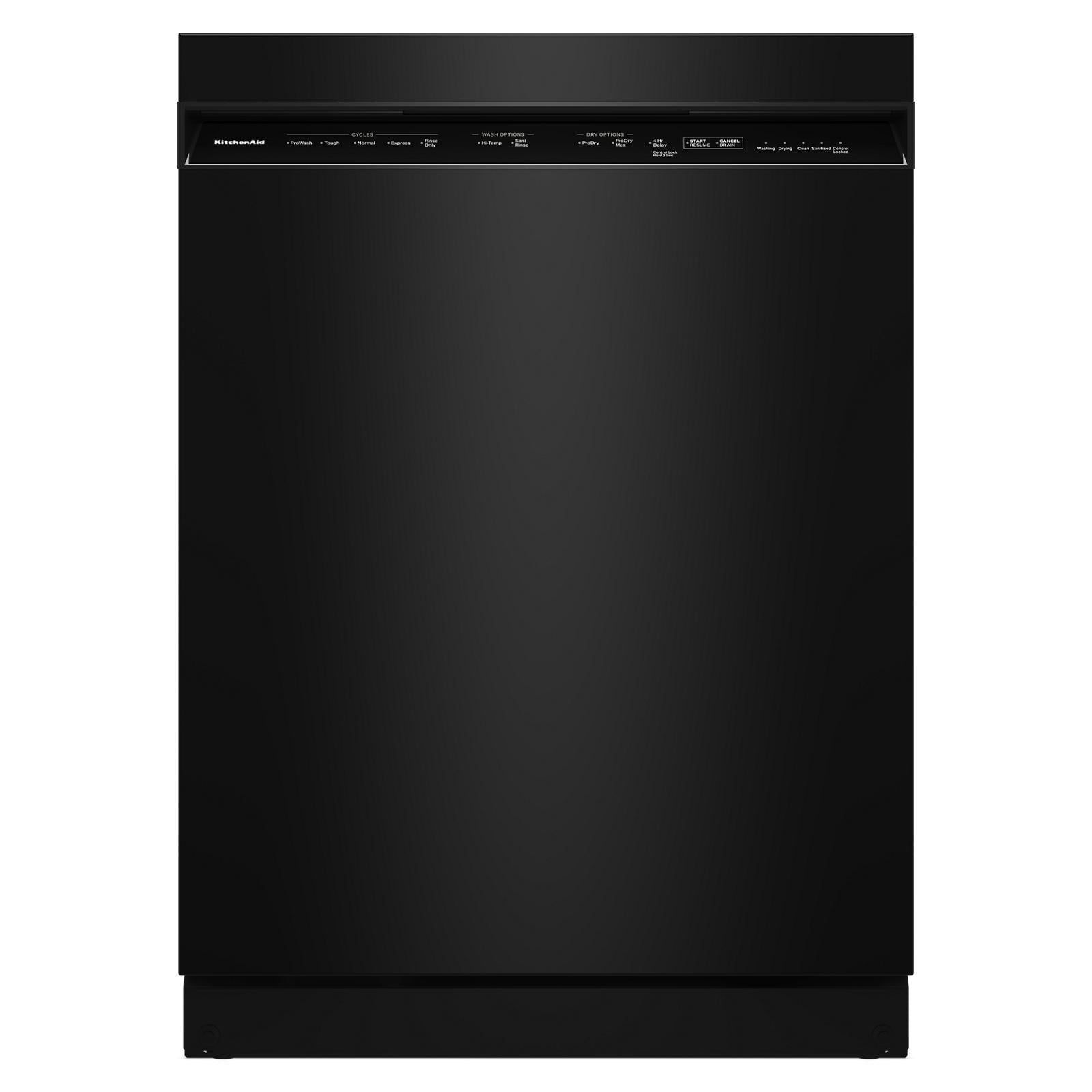 KitchenAid - 47 dBA Built In Dishwasher in Black - KDFS224SBL