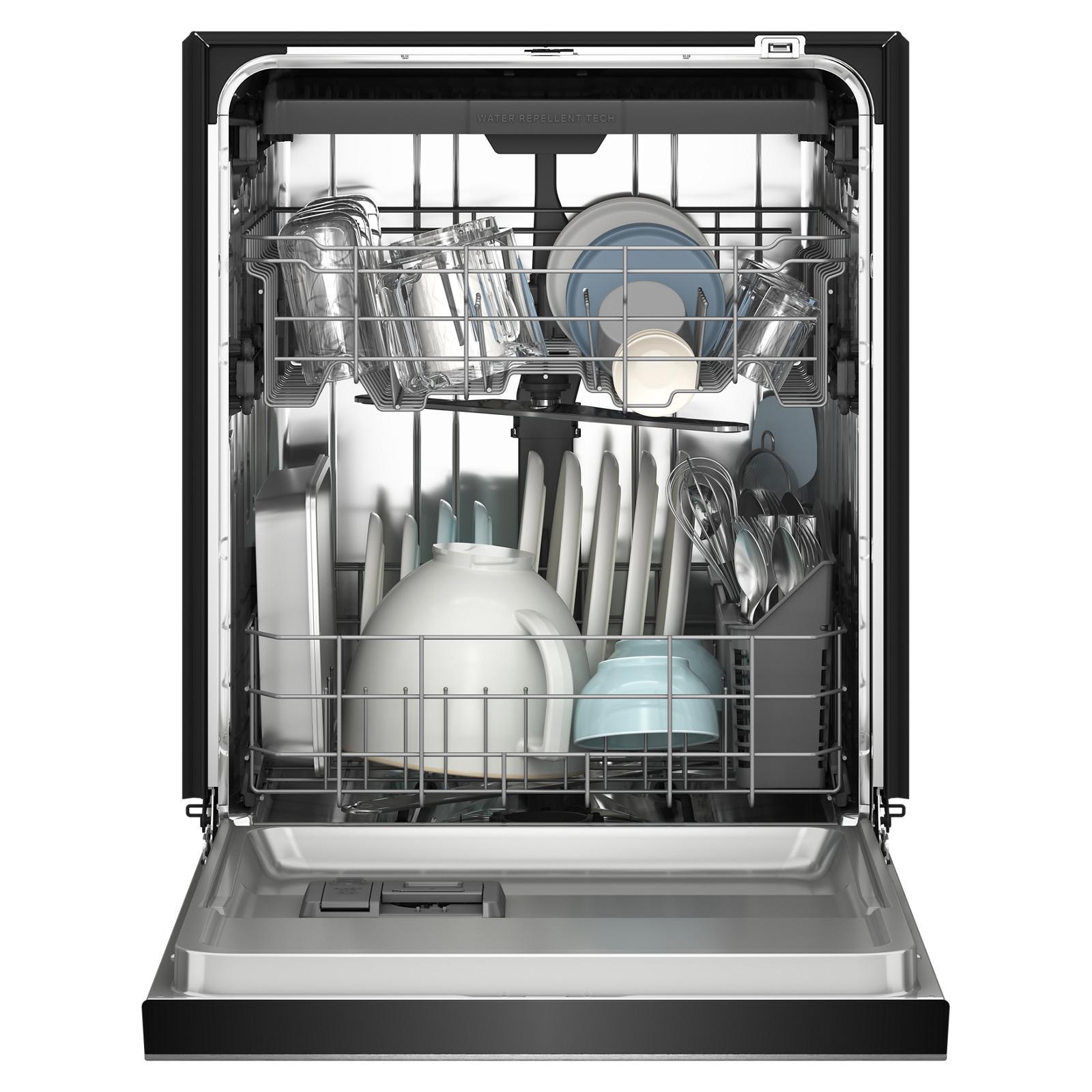 KitchenAid - 47 dBA Built In Dishwasher in Black - KDFS224SBL