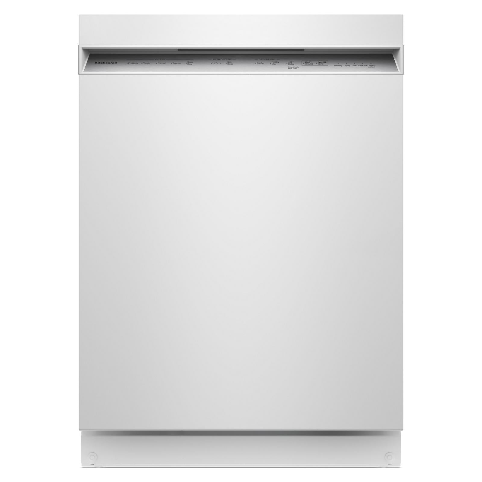 KitchenAid - 47 dBA Built In Dishwasher in White - KDFS224SWH