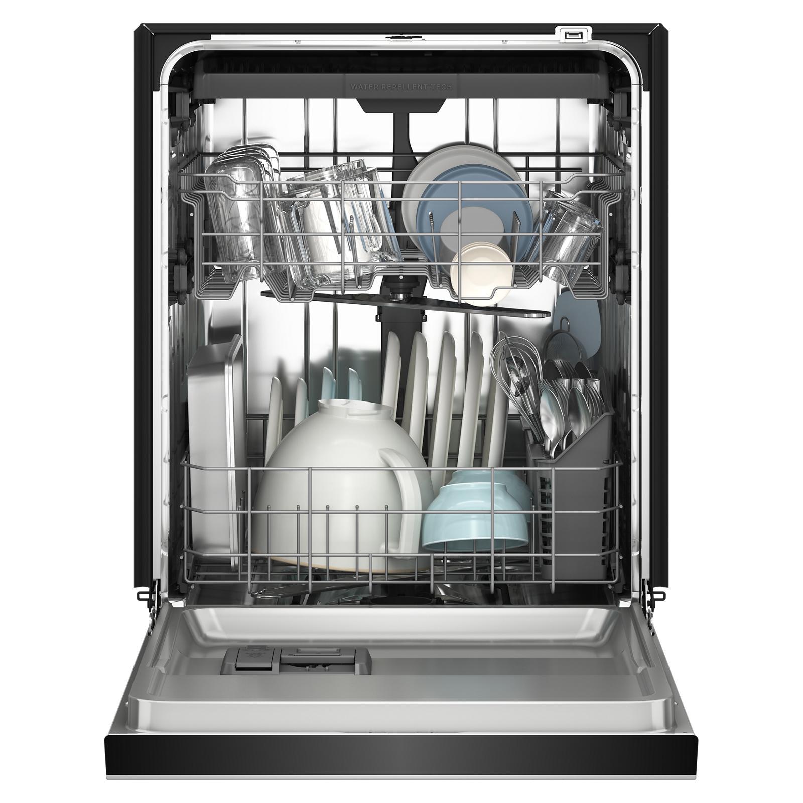 KitchenAid - 47 dBA Built In Dishwasher in White - KDFS224SWH