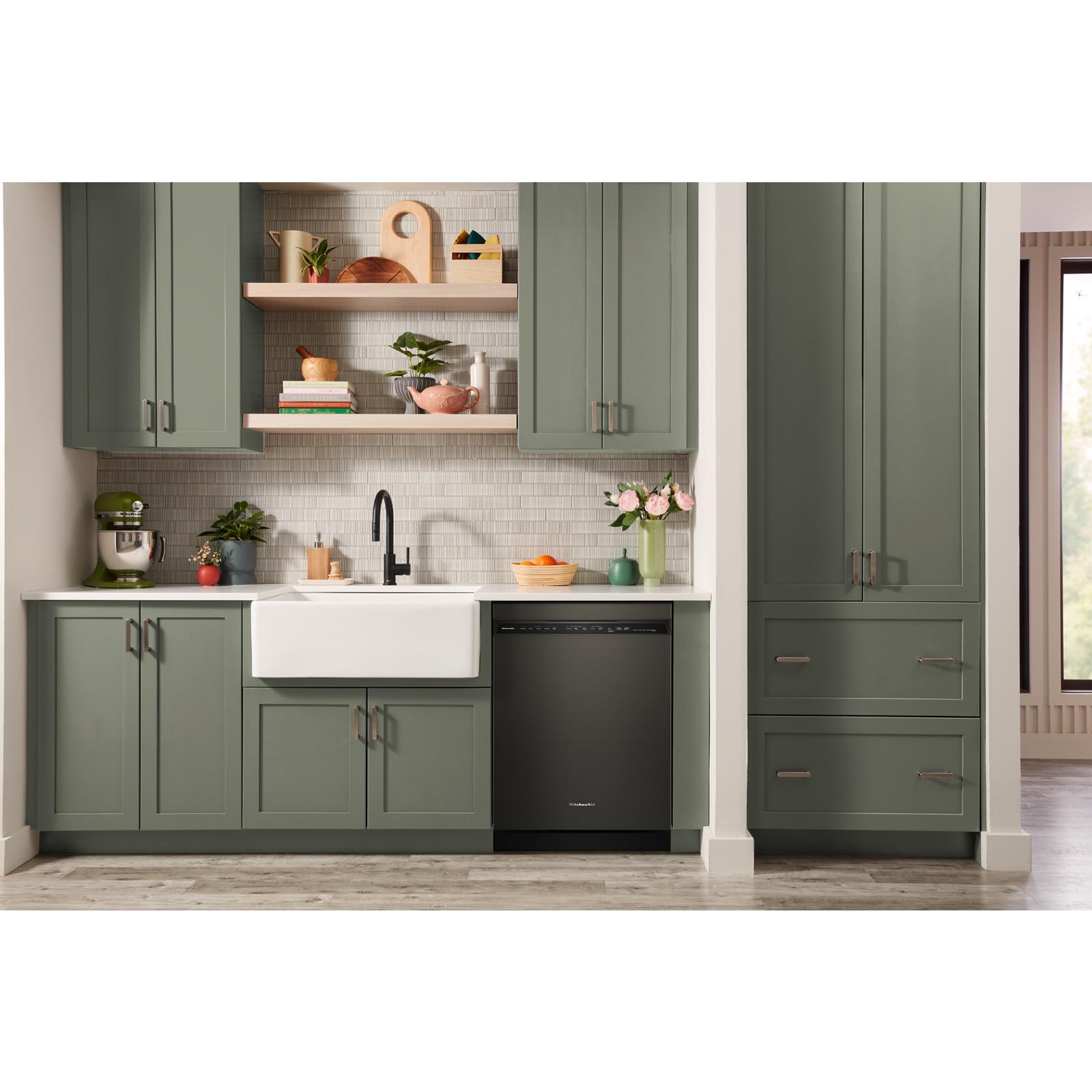 KitchenAid - 41 dBA Built In Dishwasher in Black - KDFS324SBE