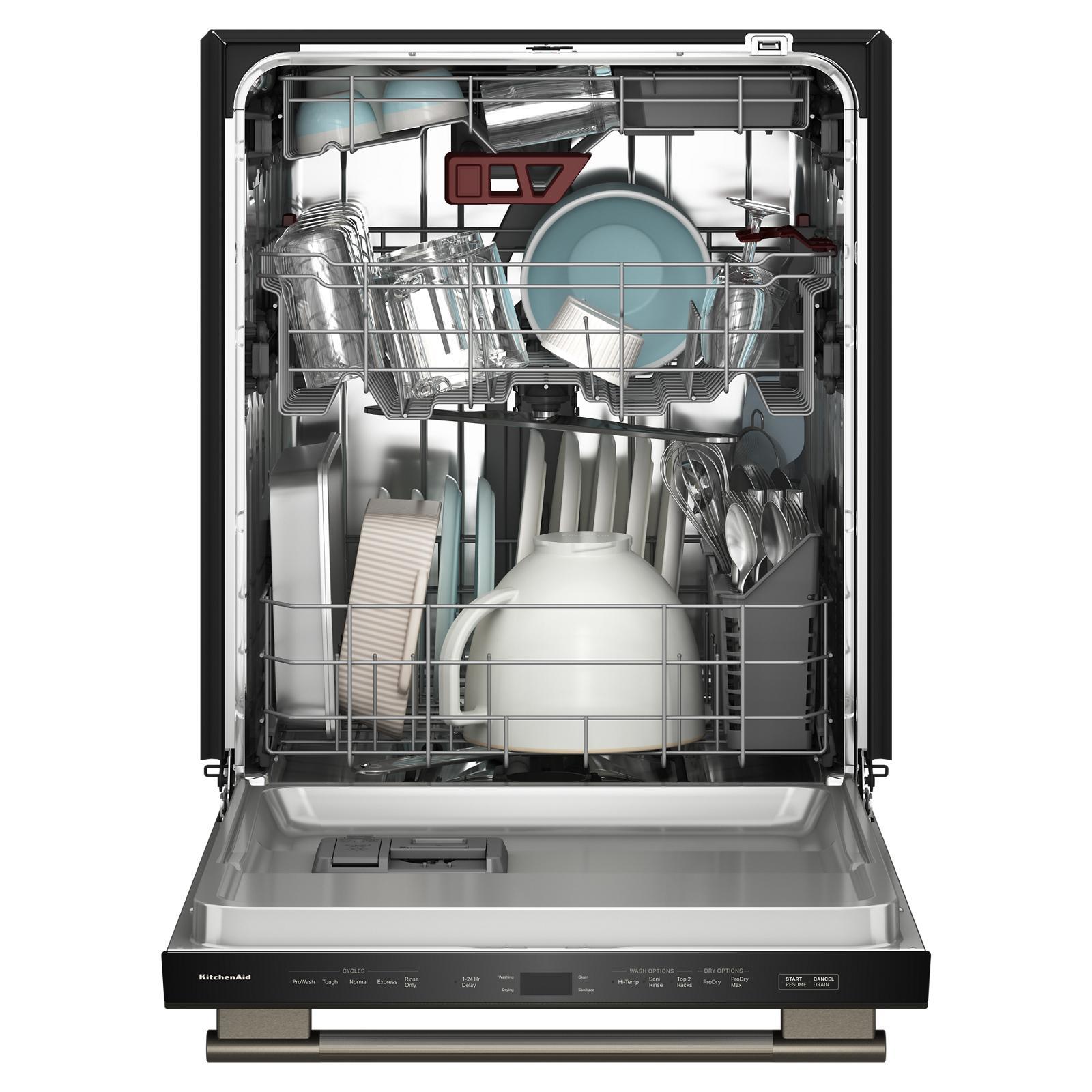 KitchenAid - 41 dBA Built In Dishwasher in Black - KDTS324SBE