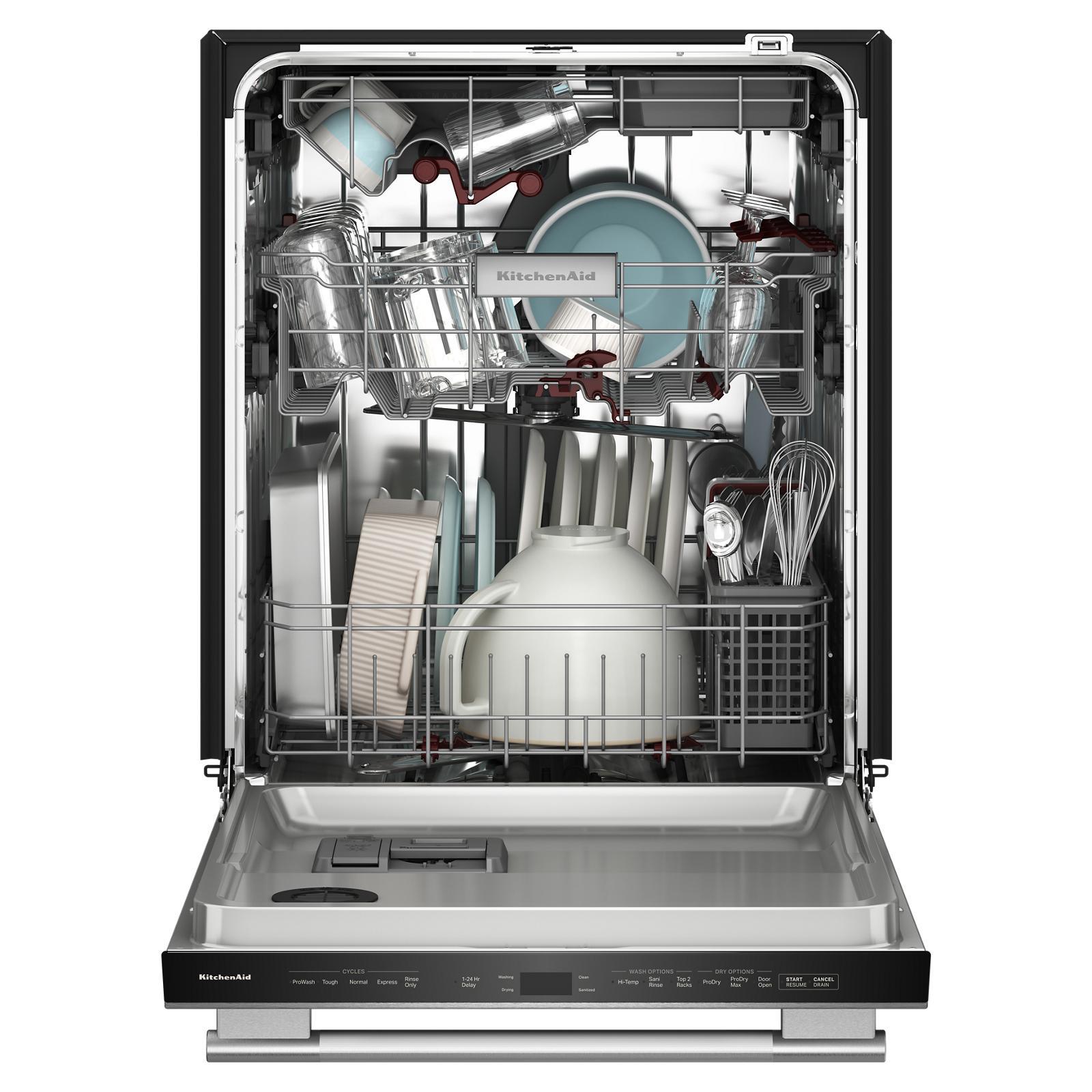 KitchenAid - 44 dBA Built In Dishwasher in Stainless - KDTS624SPS