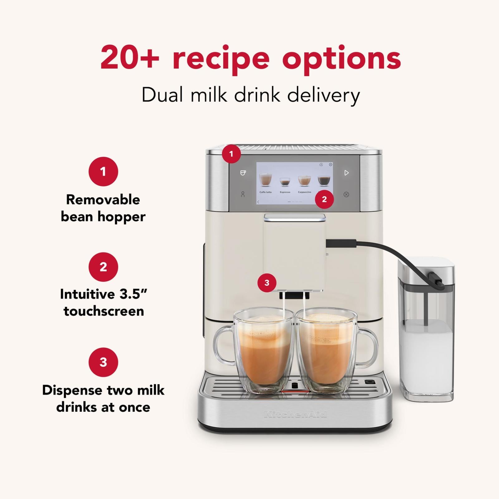 KitchenAid -  Countertop KF8 Coffee Maker in Procelain - KES8558PL