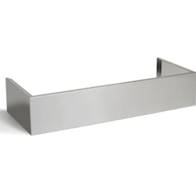 Elica - 6 Inch Range Hood Vent Duct Cover Ventilation Accessory in Stainless - KIT0156641