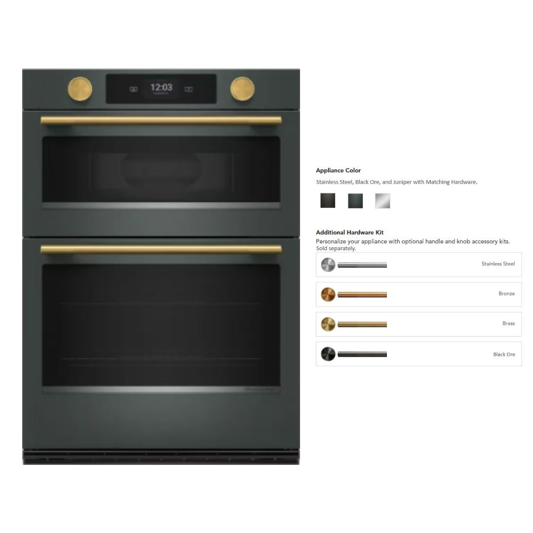 KitchenAid - 6.4 cu. ft Combination Wall Oven in Juniper - KOEC930SJP
