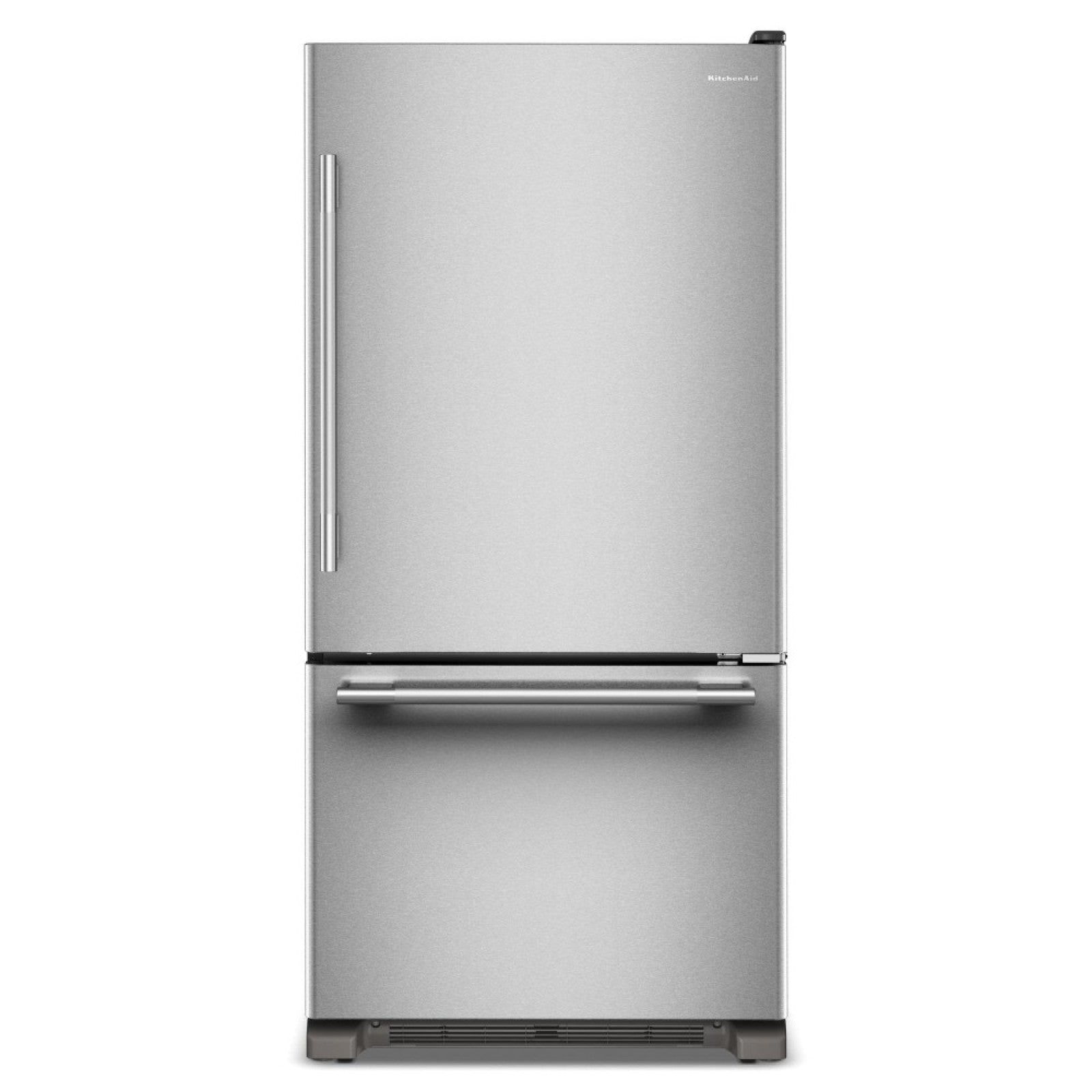 KitchenAid - 33 Inch 22.1 cu. ft Bottom Mount Refrigerator in Stainless - KRBR133SPS