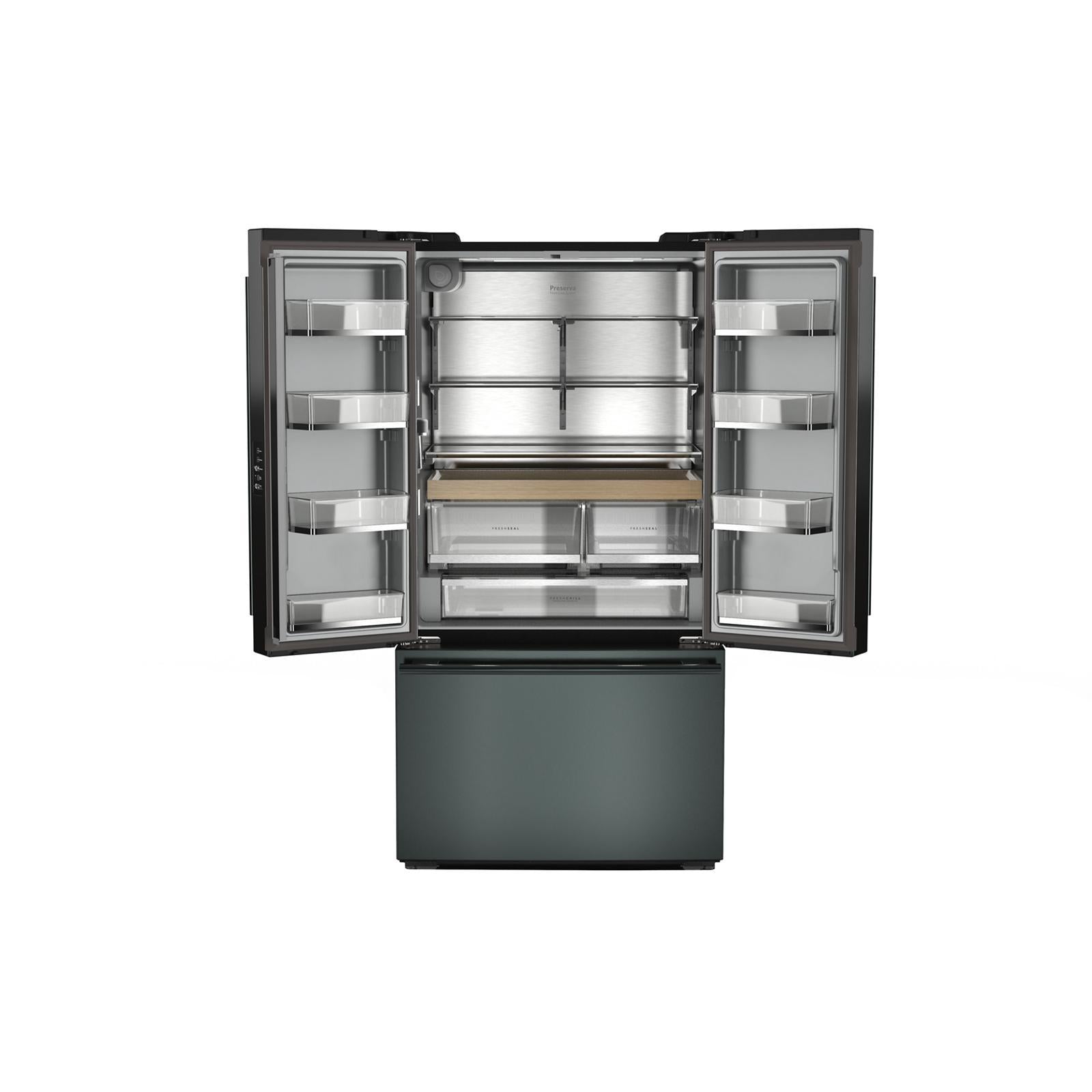 KitchenAid - 35.63 Inch 24.3 cu. ft French Door Refrigerator in Juniper - KRFC236SJP