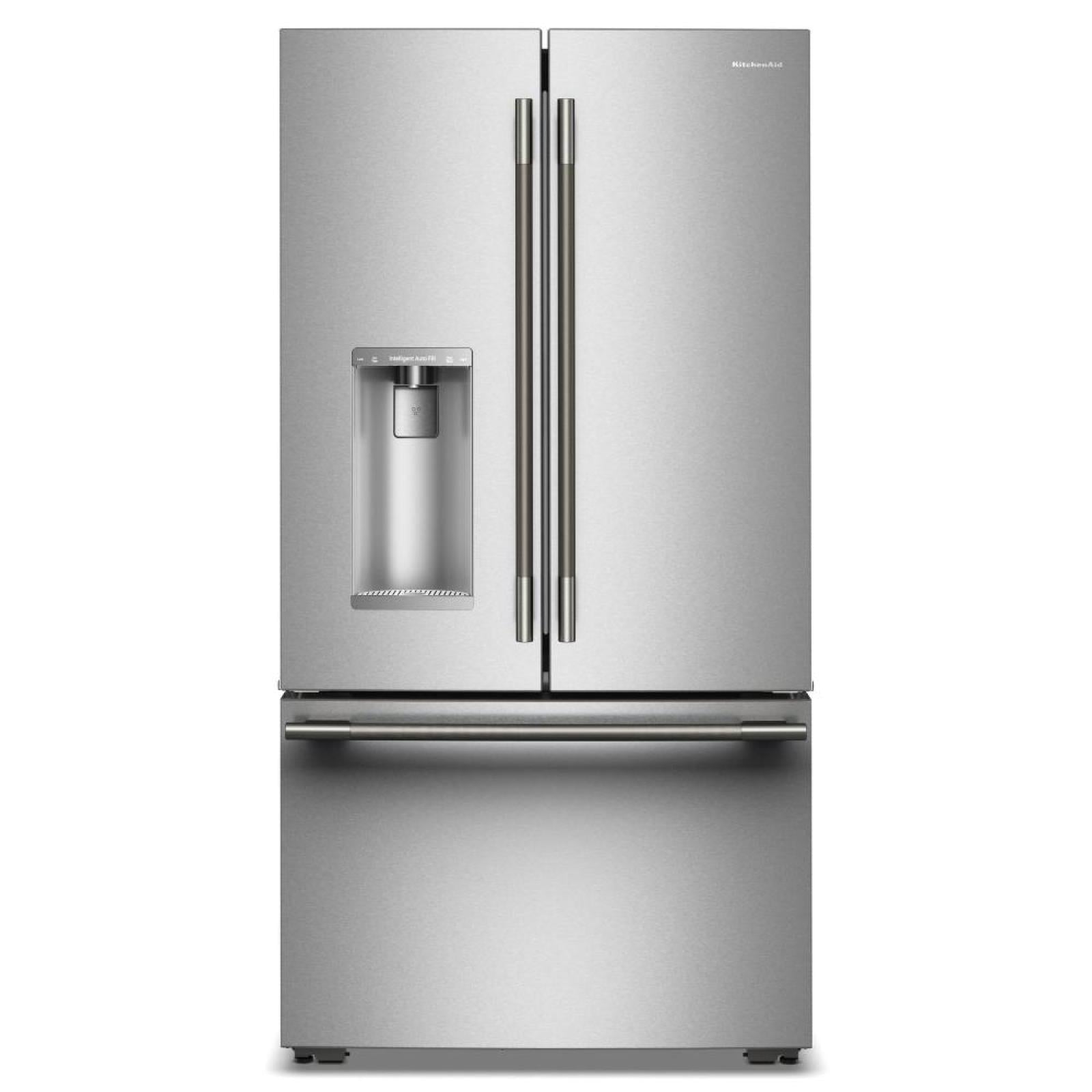 KitchenAid - 36 Inch 23.1 cu. ft French Door Refrigerator in Stainless - KRFC536SPS