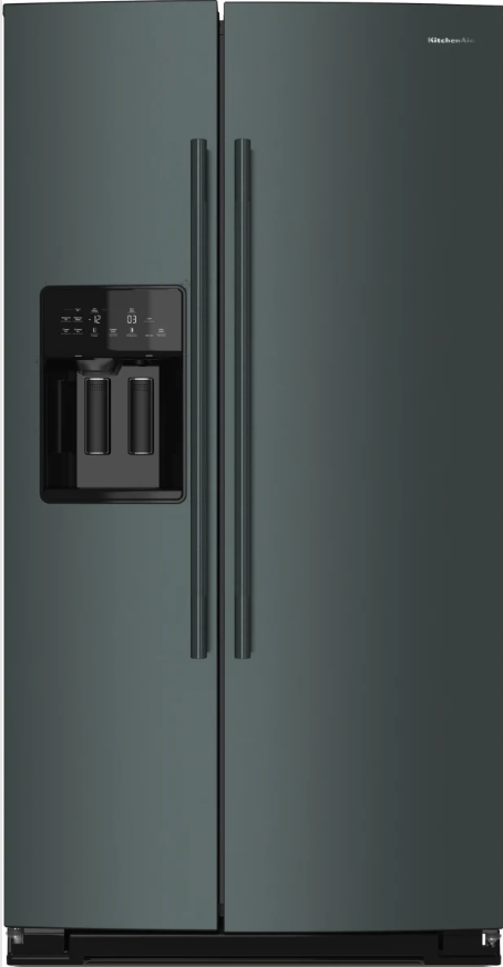 KitchenAid - 35.5 Inch 20.85 cu. ft Side by Side Refrigerator in Juniper - KRSC536RJP