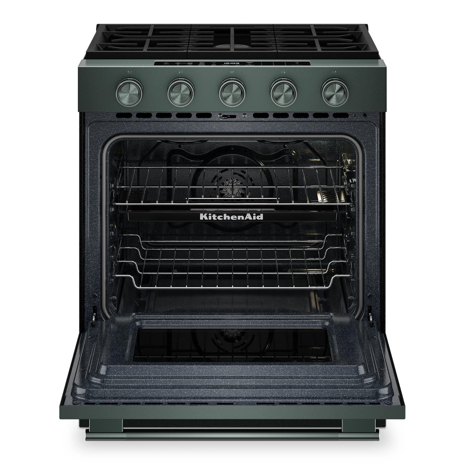 KitchenAid - 5 cu. ft  Gas Range in Juniper - KSGS530SJP