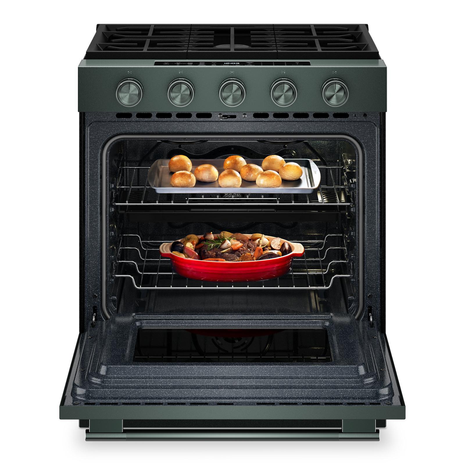 KitchenAid - 5 cu. ft  Gas Range in Juniper - KSGS530SJP