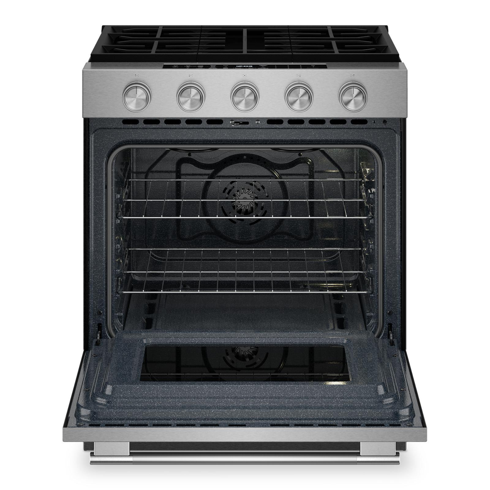 KitchenAid - 5 cu. ft  Gas Range in Stainless - KSGS530SPS