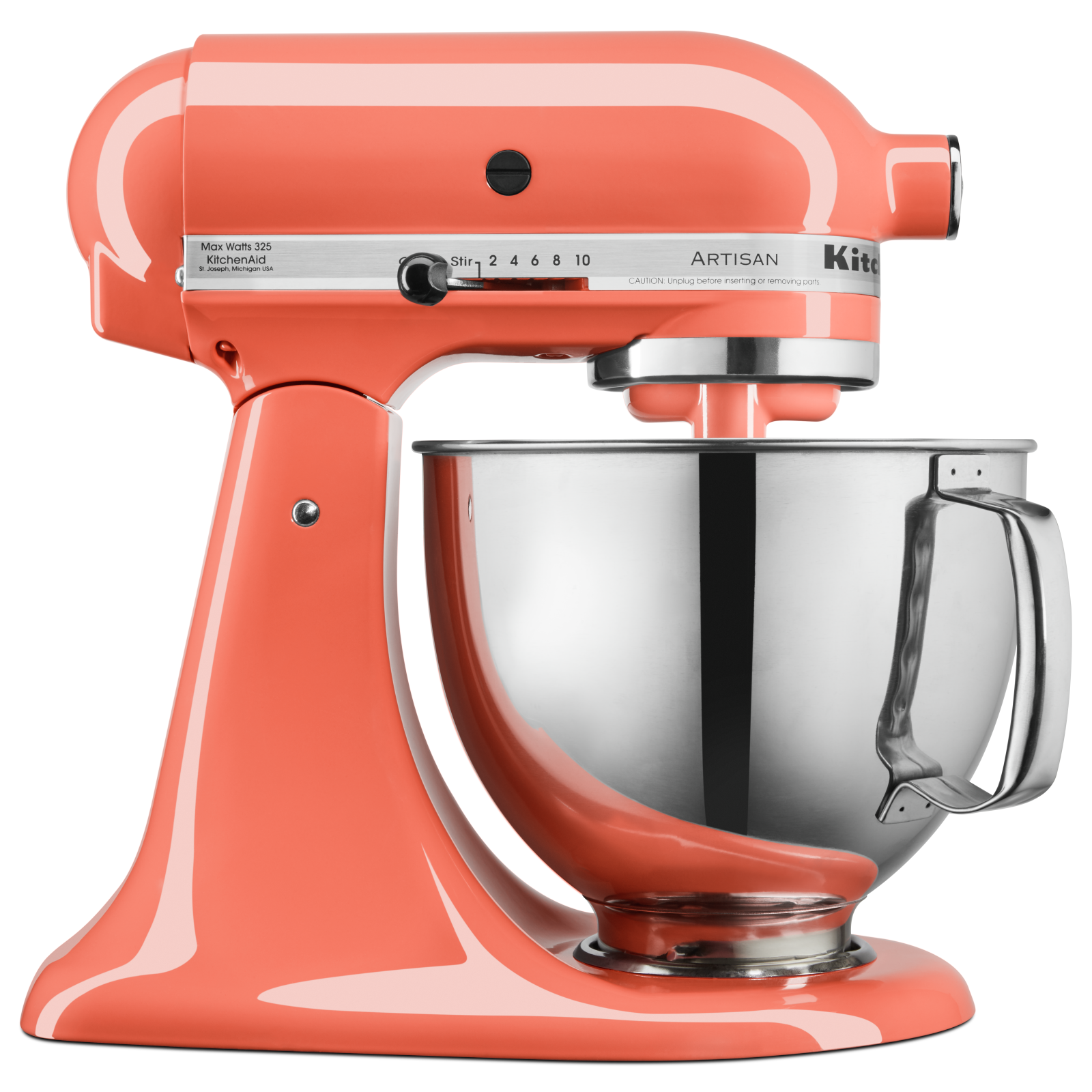 KitchenAid - 5 Quarts Tilt-head Mixer in Orange - KSM150PSPH