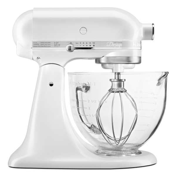 KitchenAid ホワイト KitchenAid Artisan Series Porcelain White 5-Quart Tilt-Head