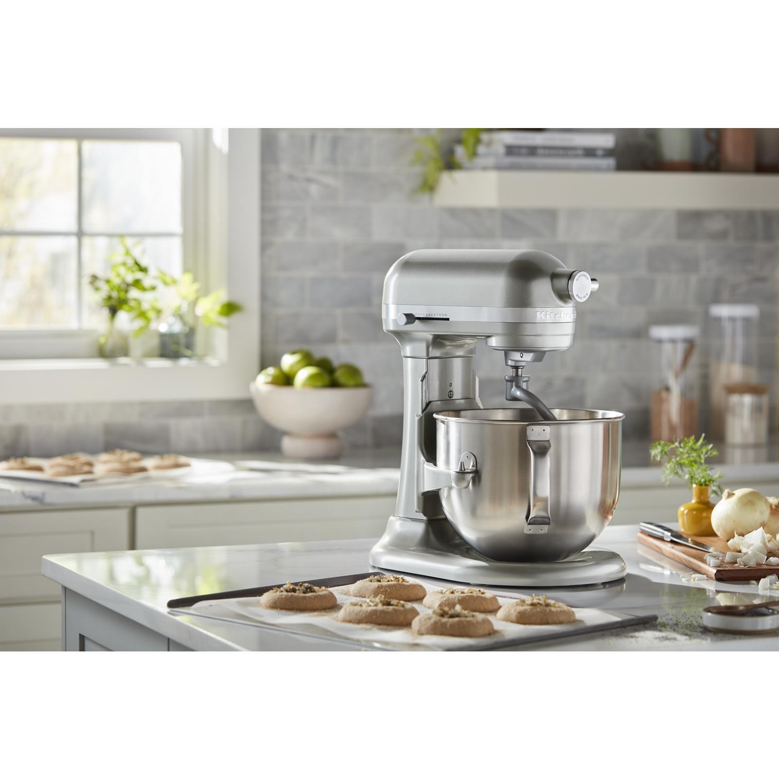 KitchenAid - 7 Quarts Bowl-Lift Stand Mixer in Silver - KSM70SKXXCU