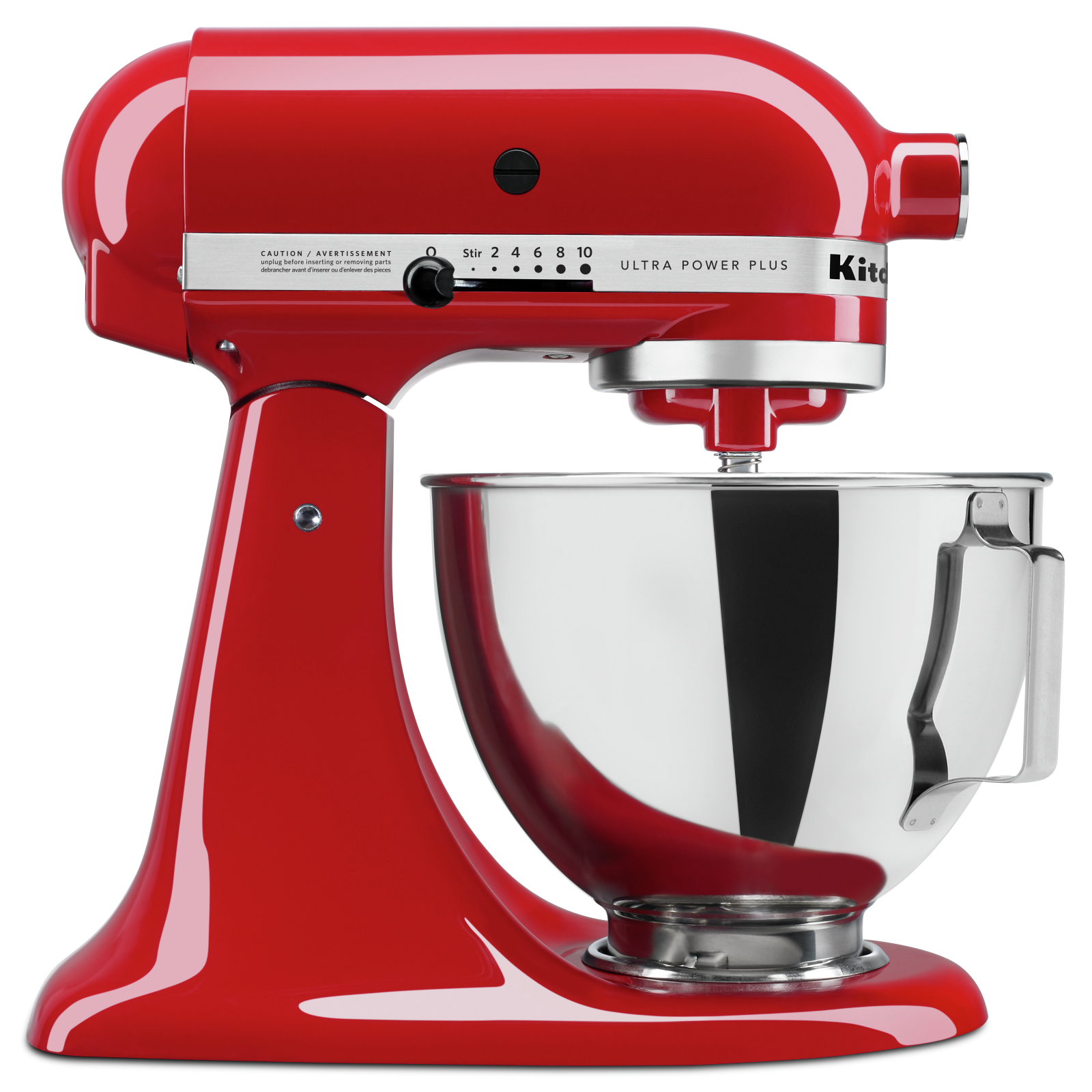 KitchenAid -   Ultra Power Plus Series 4.5 Quart Tilt-Head Mixer In Red - KSM96ER