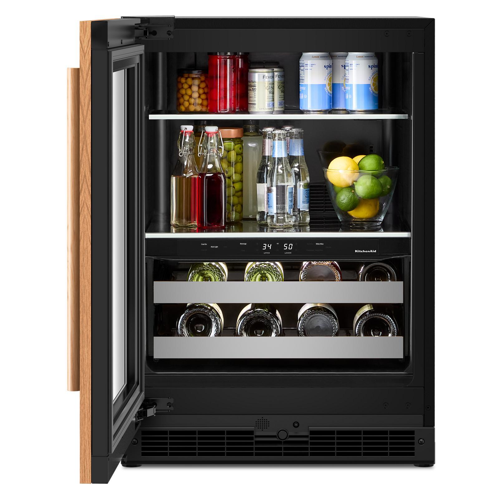 KitchenAid - 24 Inch Undercounter Beverage Centre in Panel Ready - KUBL524SPA