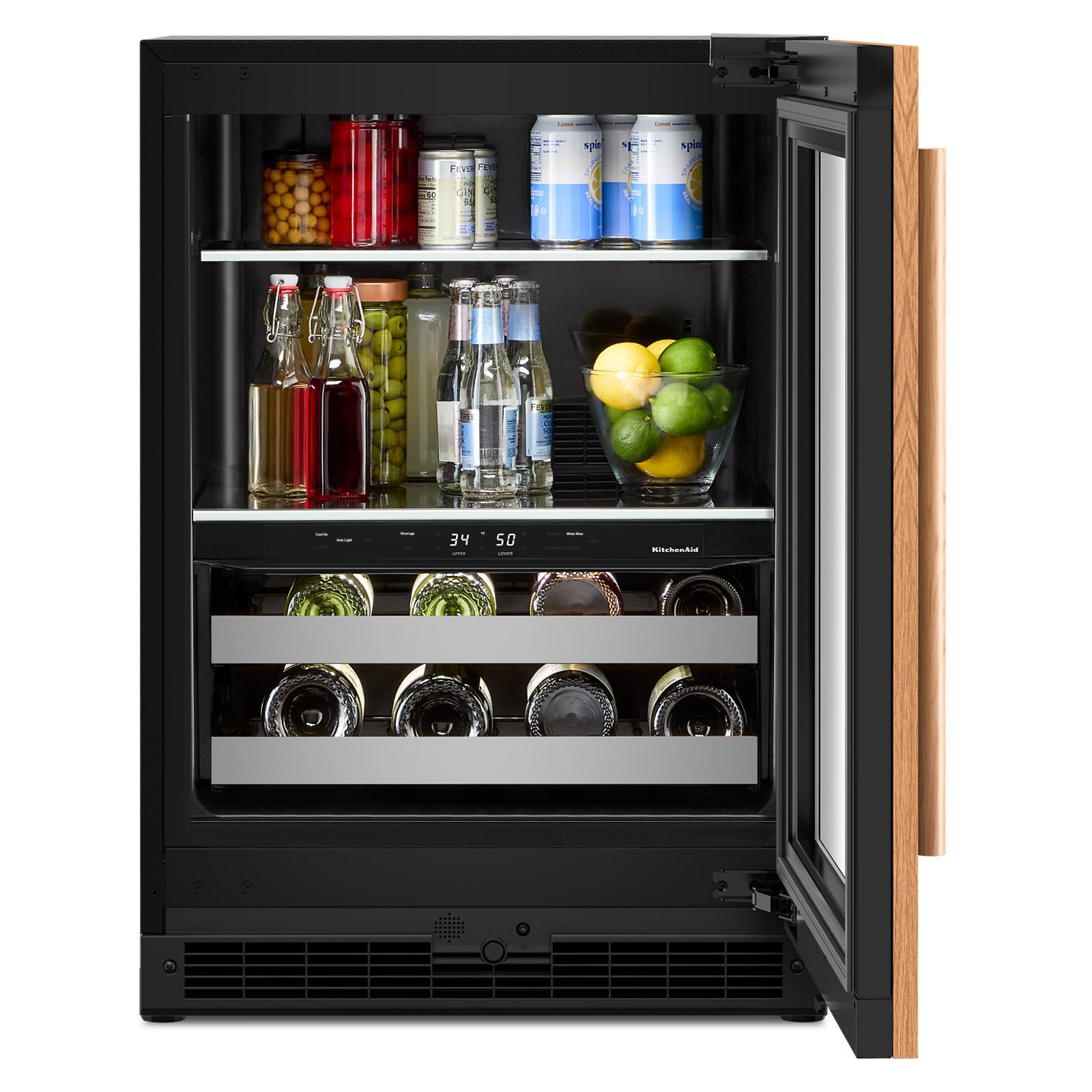 KitchenAid - 24 Inch Undercounter Beverage Centre in Panel Ready - KUBR524SPA