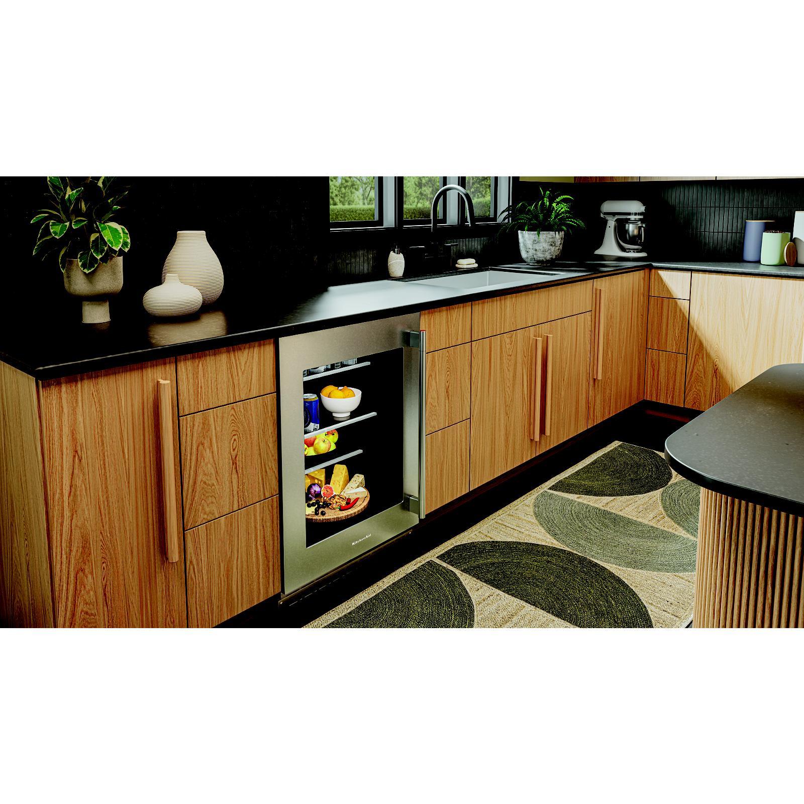 KitchenAid - 24 Inch Undercounter Mini Fridge in Stainless - KURL524SPS