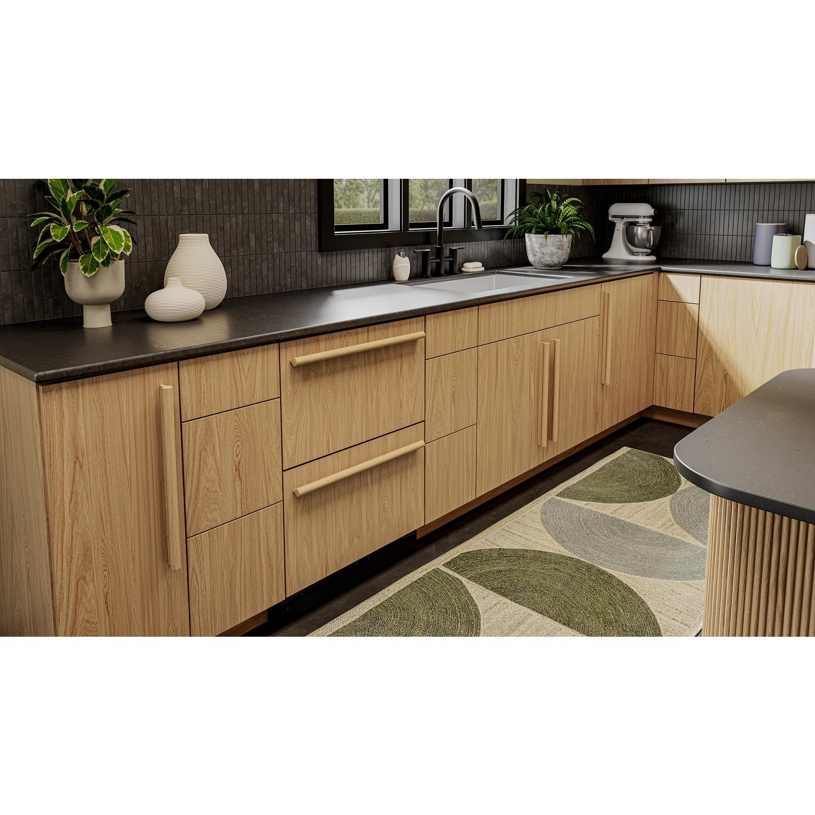 KitchenAid - 24 Inch 4.4 cu. ft Undercounter Double-Drawer Refrigerator in Panel Ready - KURT524SPA