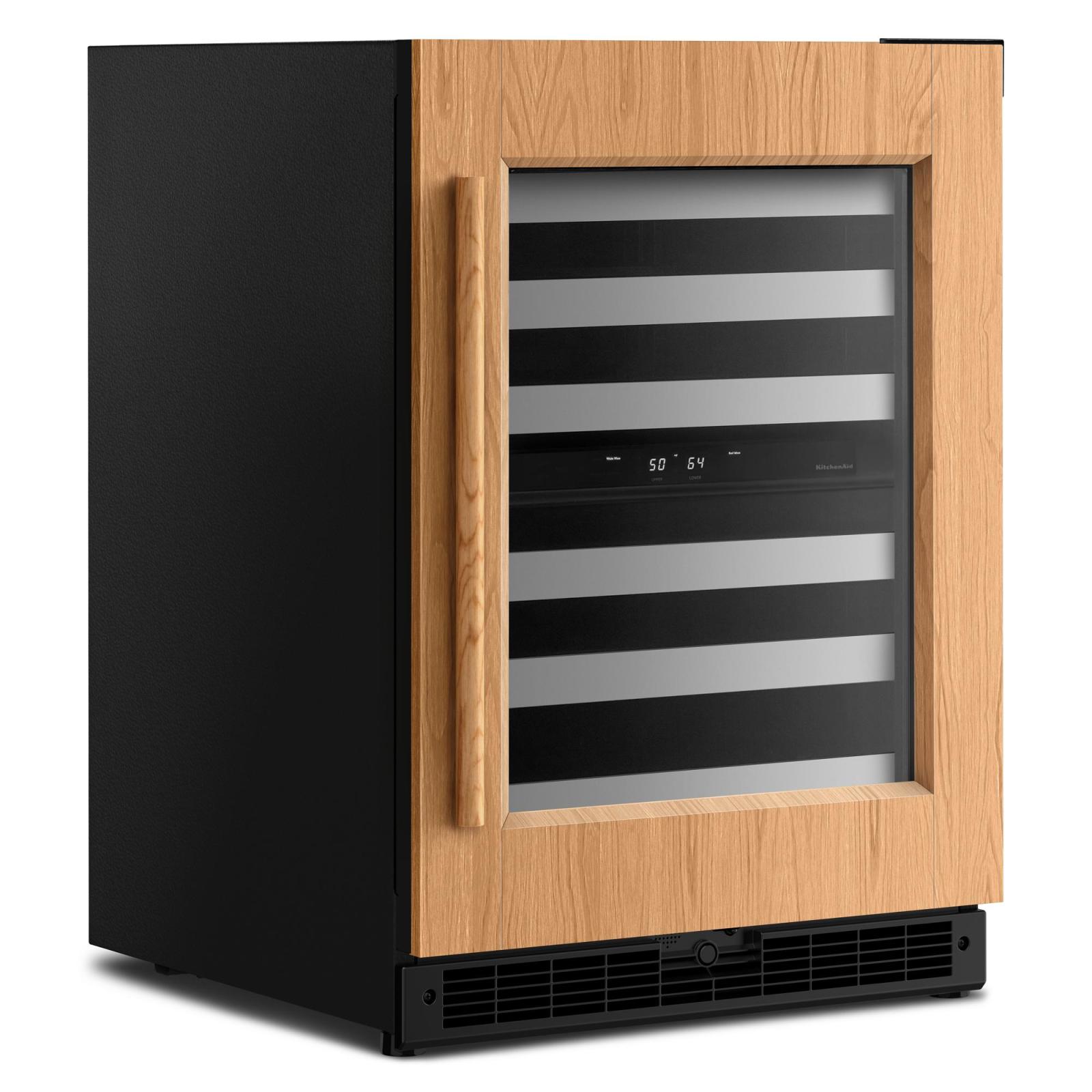 KitchenAid - 24 Inch Undercounter Wine Fridge in Panel Ready - KUWR324SPA