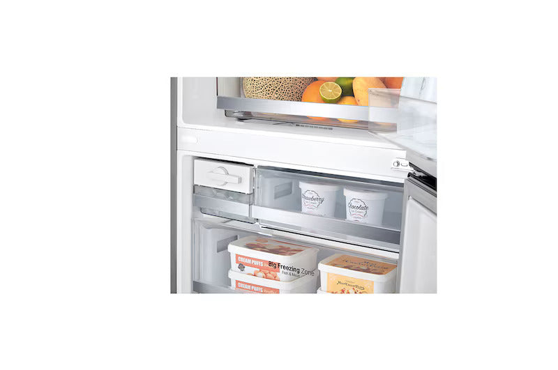 LG - 28 Inch 14.7 cu. ft Bottom Mount Refrigerator in Stainless - LBNC15251U