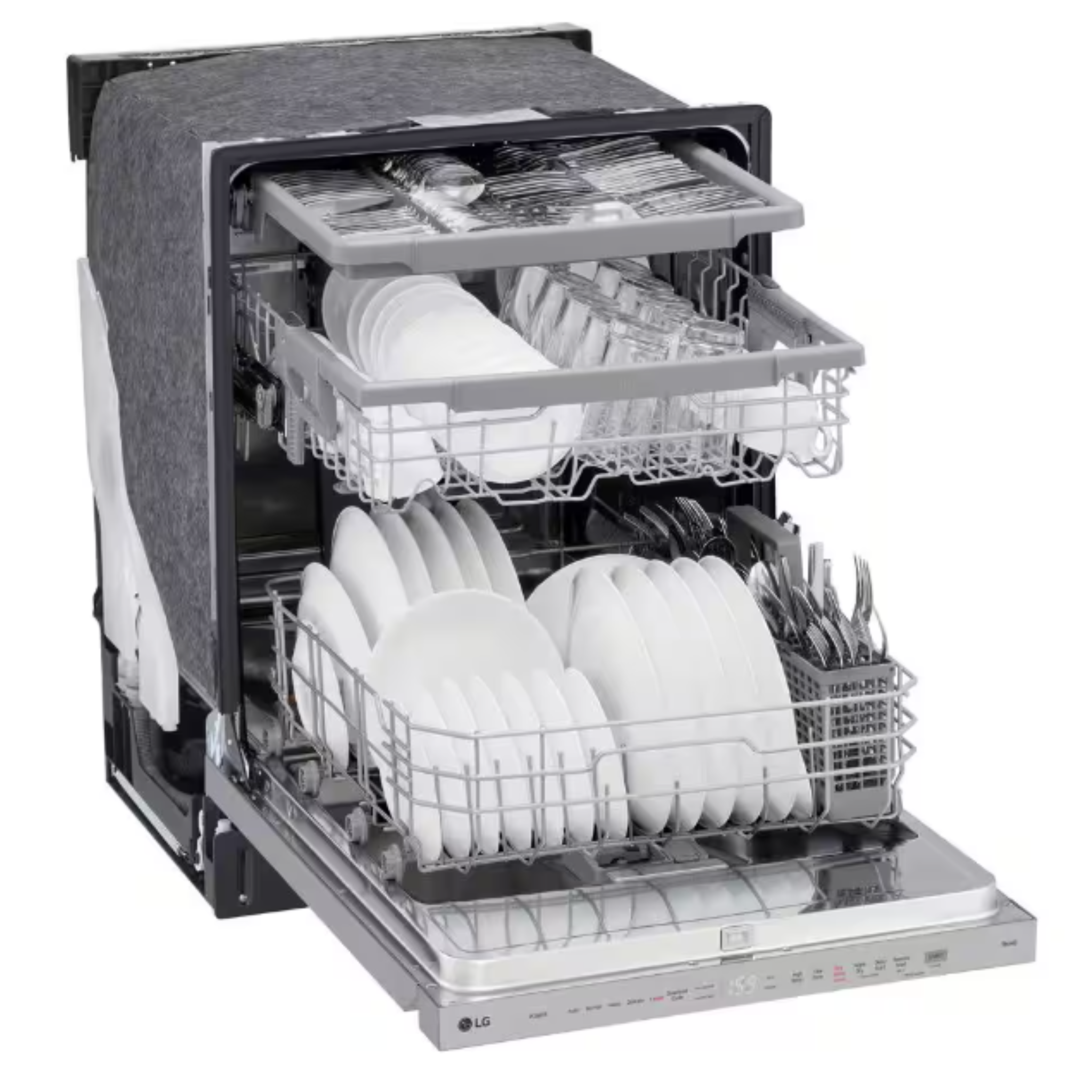 LG - 42 dBA Built In Dishwasher in Stainless - LDNPM654S