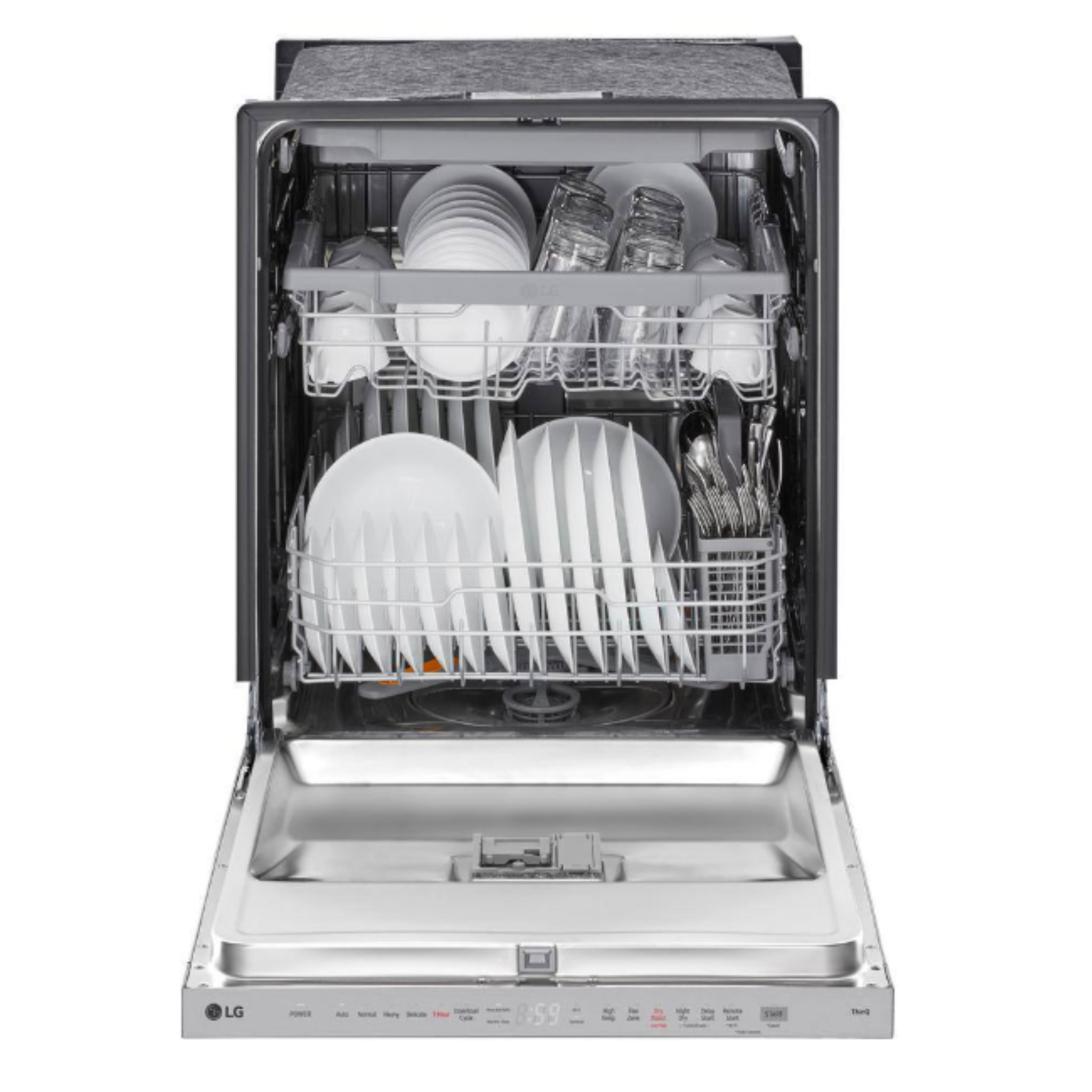 LG - 42 dBA Built In Dishwasher in Stainless - LDNPM654S