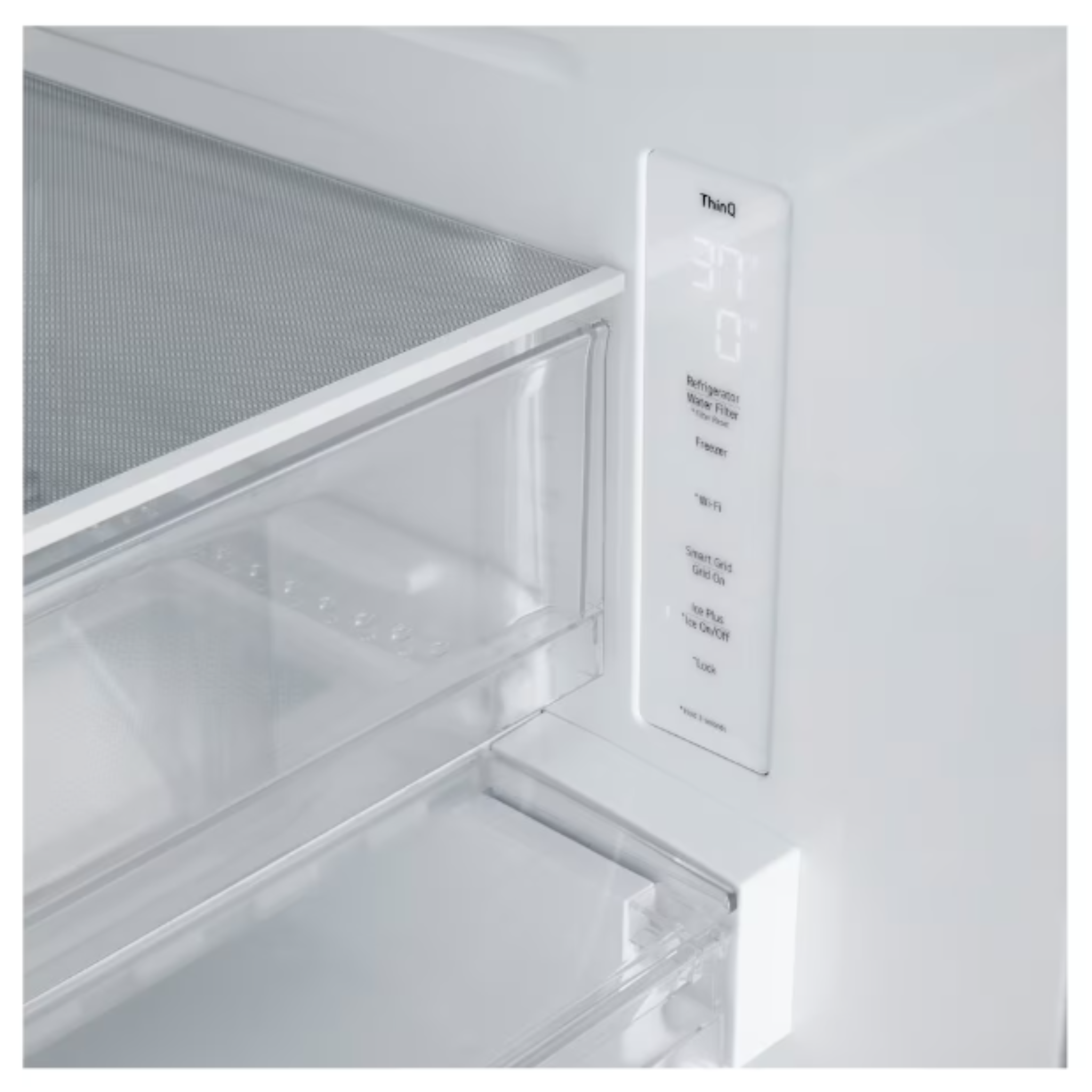 LG - 33 Inch 24.5 cu. ft French Door Refrigerator in Stainless - LF25H6330S