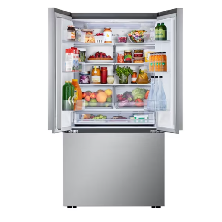 LG - 35.75 Inch 25.1 cu. ft Zero Clearance Counter Depth French Door Refrigerator in Stainless - LF25Z6211S