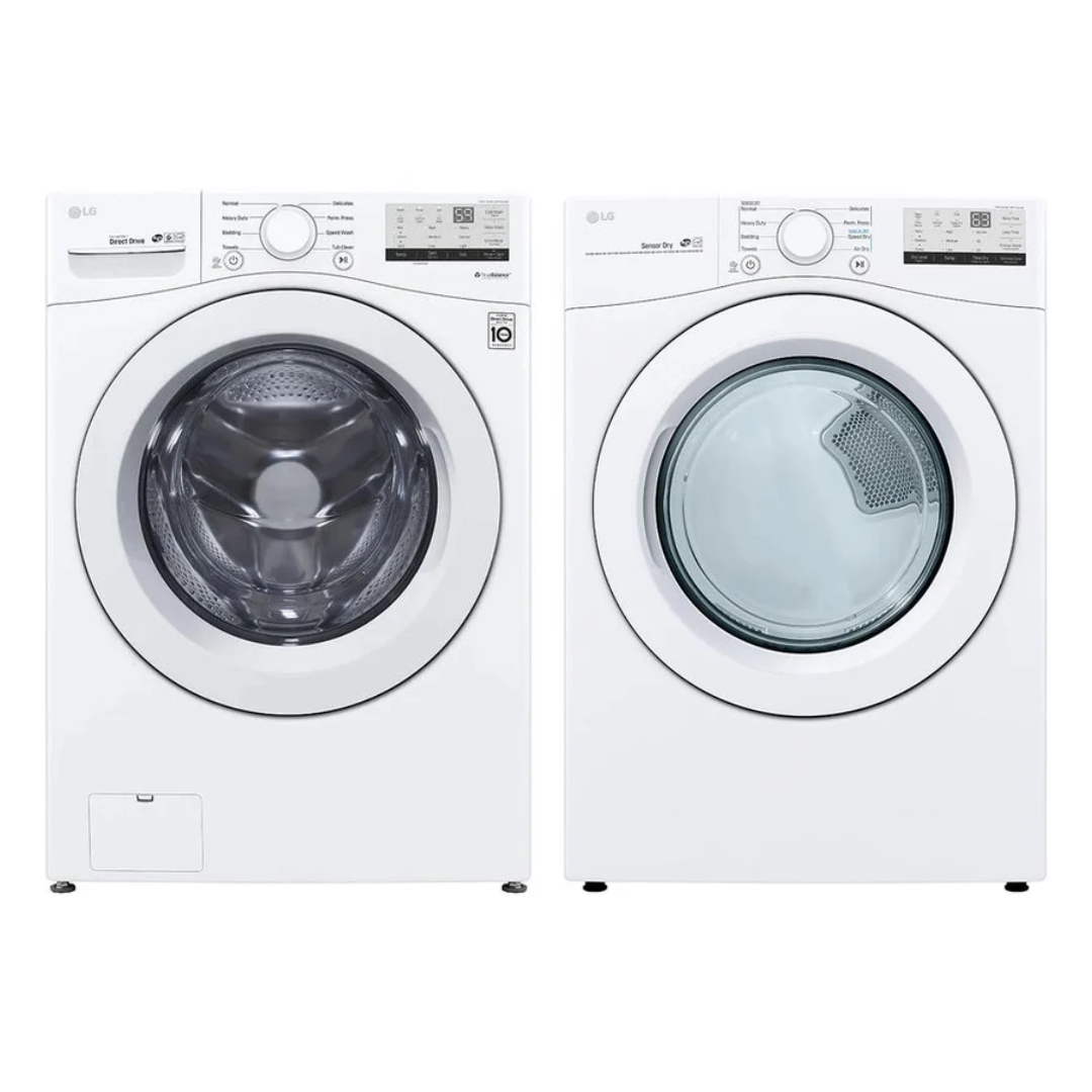 LG Laundry Pair - DLE3400W, WM3400CW