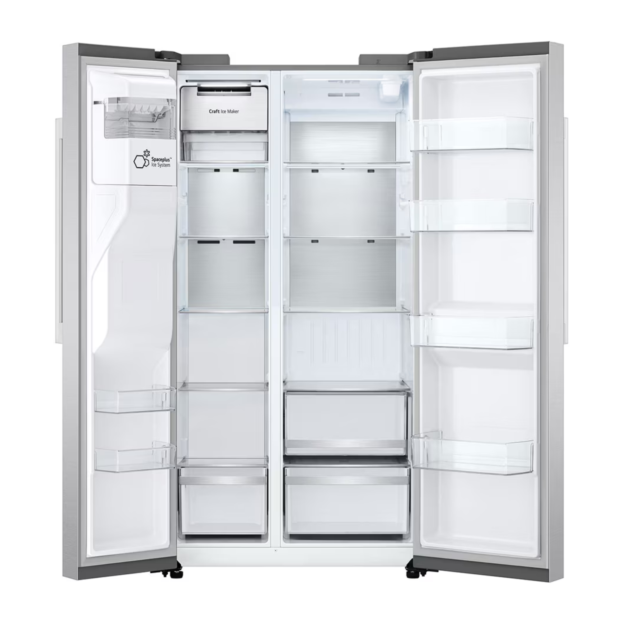LG - 36 Inch 27 cu. ft Side by Side Refrigerator in Stainless - LL27T3530S