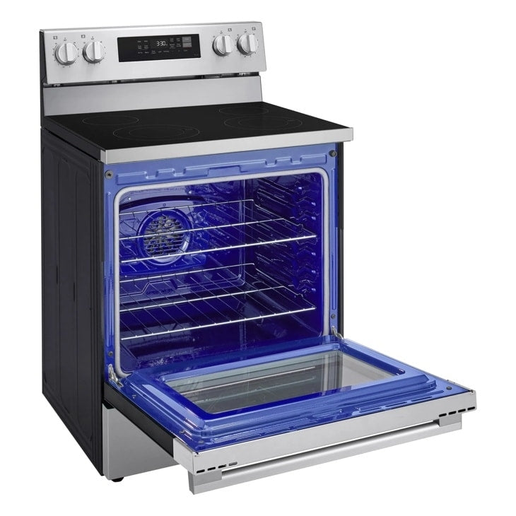 LG - 6.3 cu. ft  Electric Range in Grey - LREN6321YE