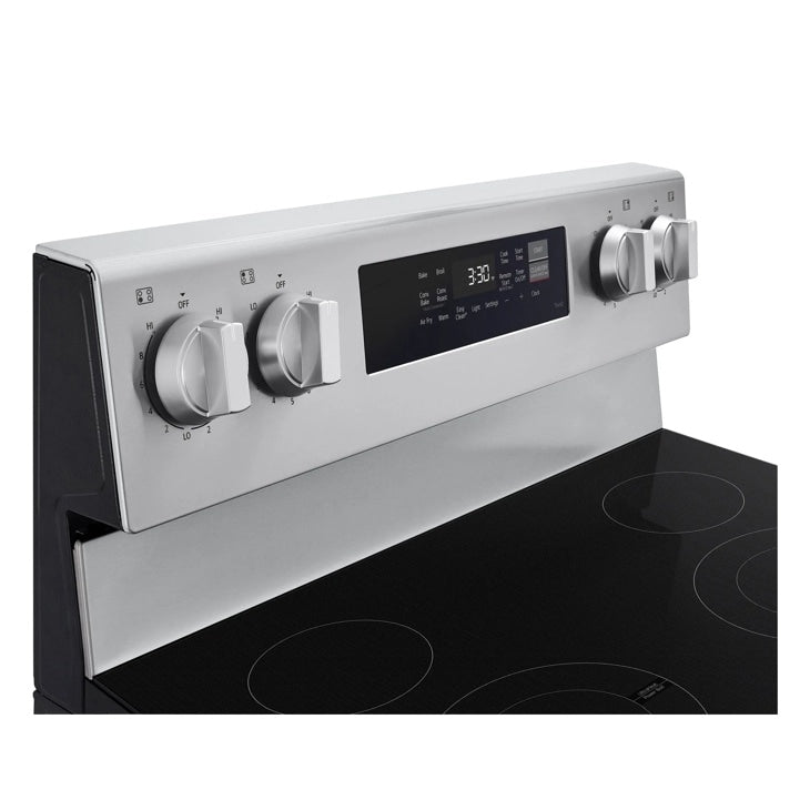 LG - 6.3 cu. ft  Electric Range in Grey - LREN6321YE