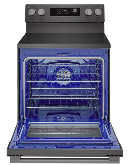 LG - 6.3 cu. ft  Electric Range in Black Stainless - LREN6323ZE