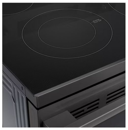 LG - 6.3 cu. ft  Electric Range in Black Stainless - LREN6323ZE